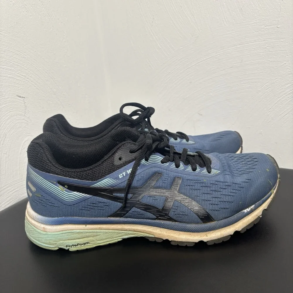Asics GT 1000 Womens Size‎ 9 Blue Athletic Running Shoes Sneakers 1012A030